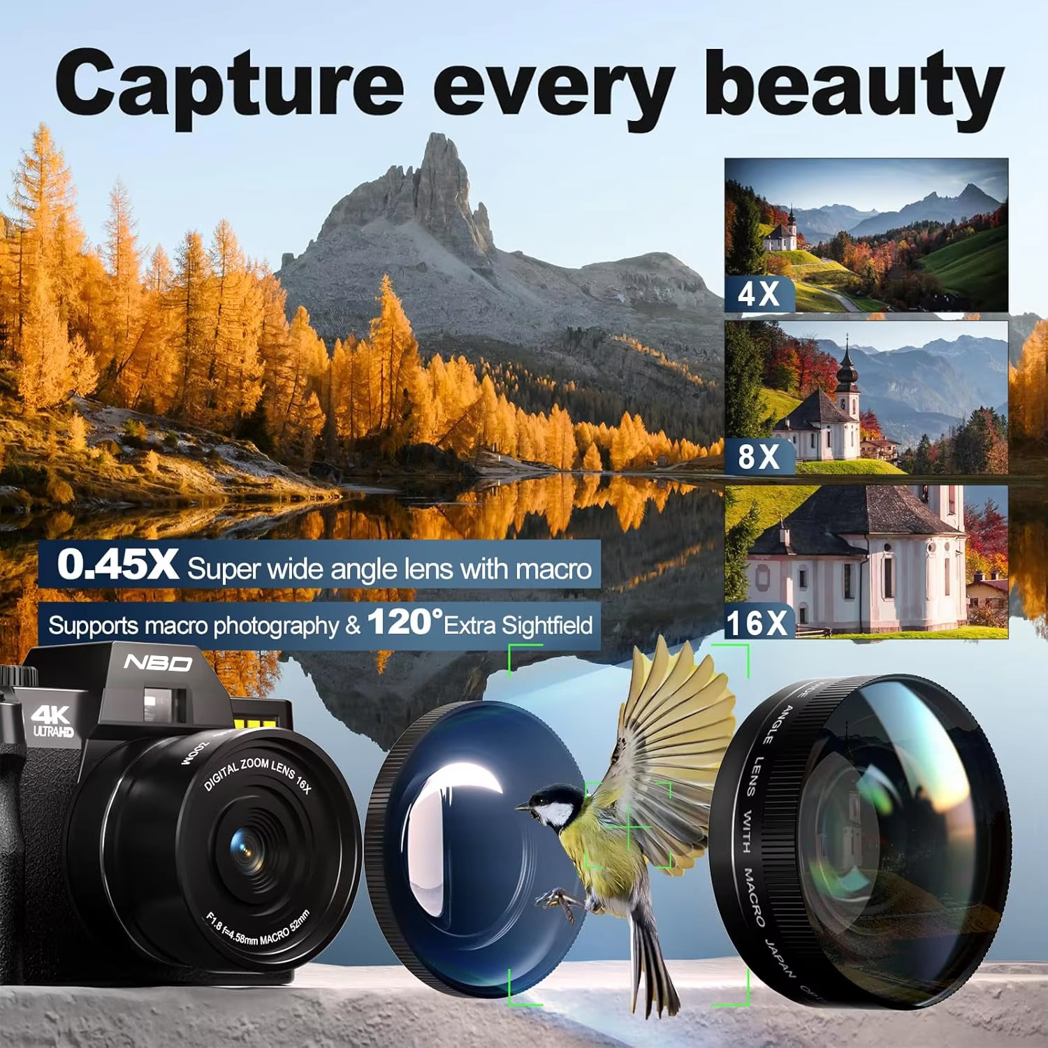 NBD S100F 48MP 4K Digital Came - Japanese Lifestyle App ulasan dan harga