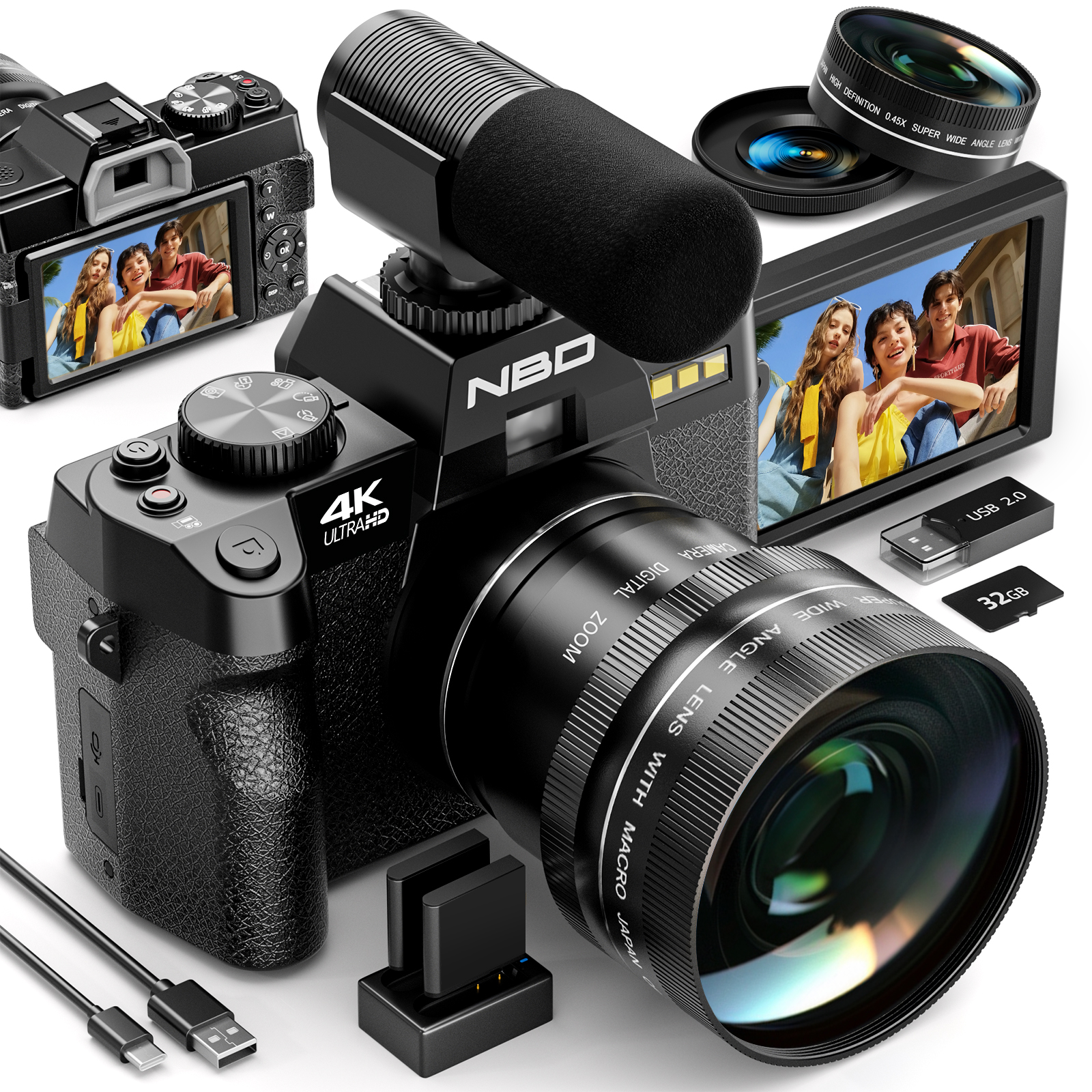 NBD S100F 48MP 4K Digital Came - Japanese Lifestyle App ulasan dan harga