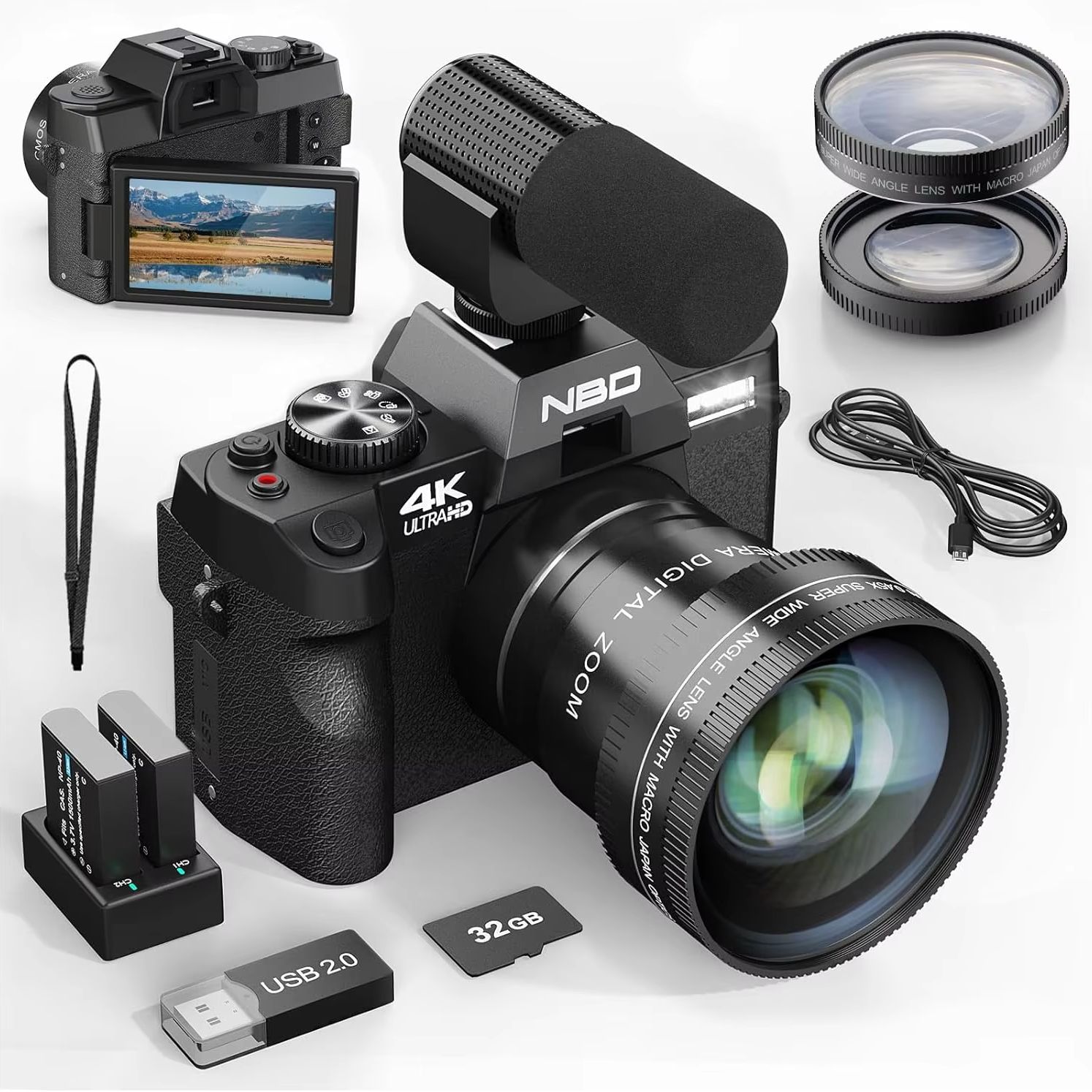 NBD S100F 48MP&4K Digital Came - Japanese Lifestyle App ulasan dan harga