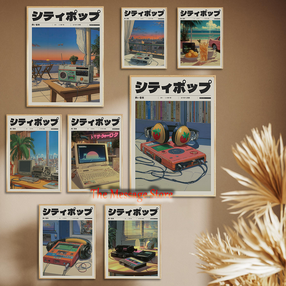 Retro Computer Radio MP3 Telev - Japanese Lifestyle Anime ulasan dan harga