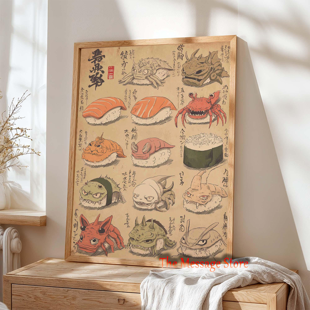 Japanese Sushi Monster Art Yok - Japanese Lifestyle And Food ulasan dan harga