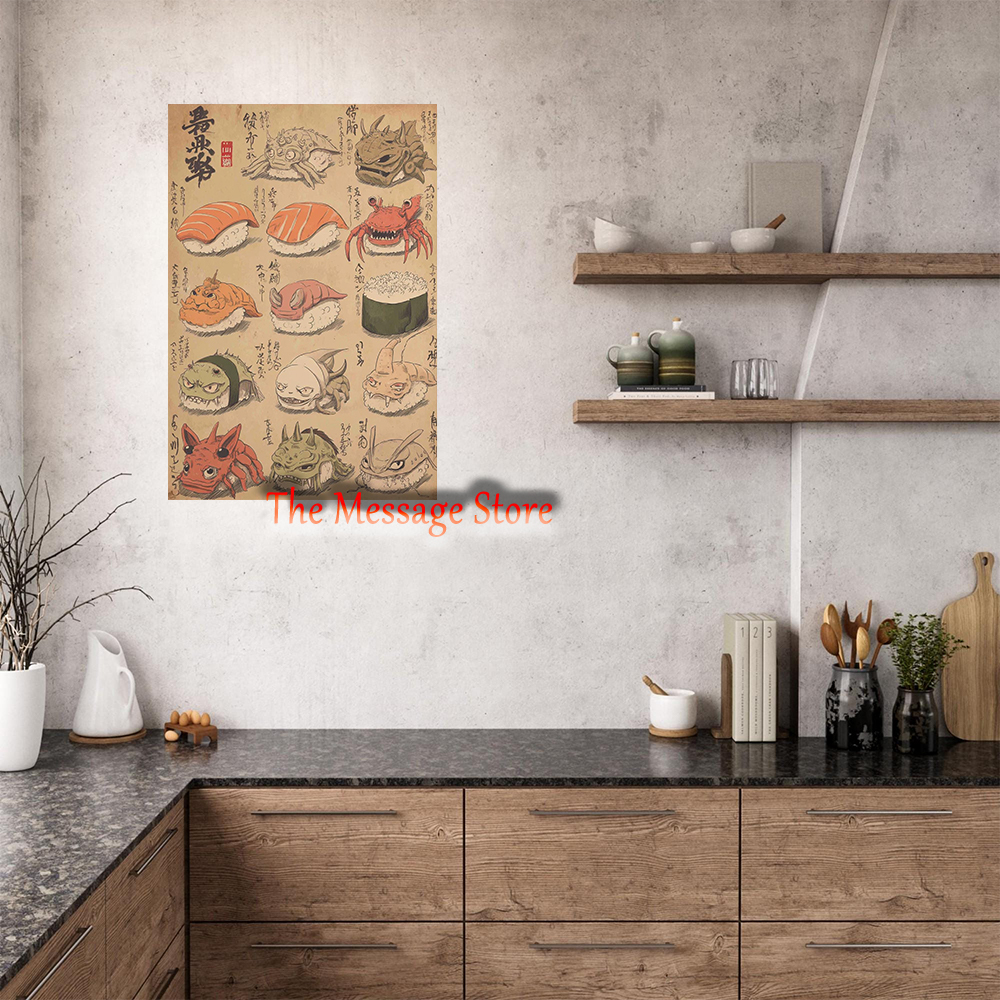 Japanese Sushi Monster Art Yok - Japanese Lifestyle And Food ulasan dan harga