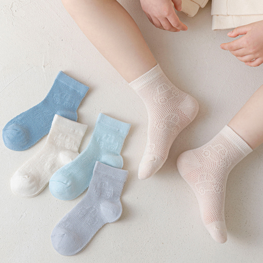 5 Pairs of Kidsren's Socks Pur - Japanese Daily Lifestyle ulasan dan harga