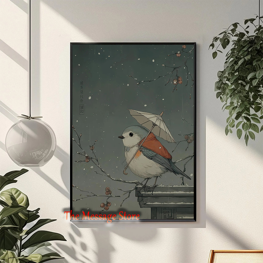 Traditional Nature Crane Birds - Japanese Traditional Lifestyle ulasan dan harga