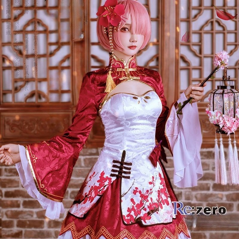 Rem Ram Cosplay Cheongsam Anim - Japanese Lifestyle Anime ulasan dan harga