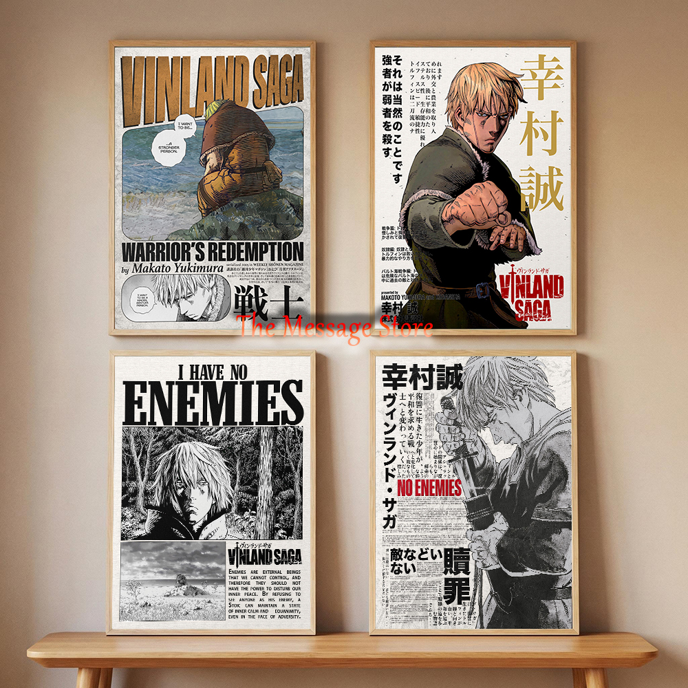 Vinland Saga Anime Manga Poste - Japanese Lifestyle Anime ulasan dan harga