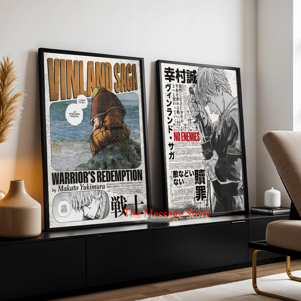 Vinland Saga Anime Manga Poste - Japanese Lifestyle Anime ulasan dan harga