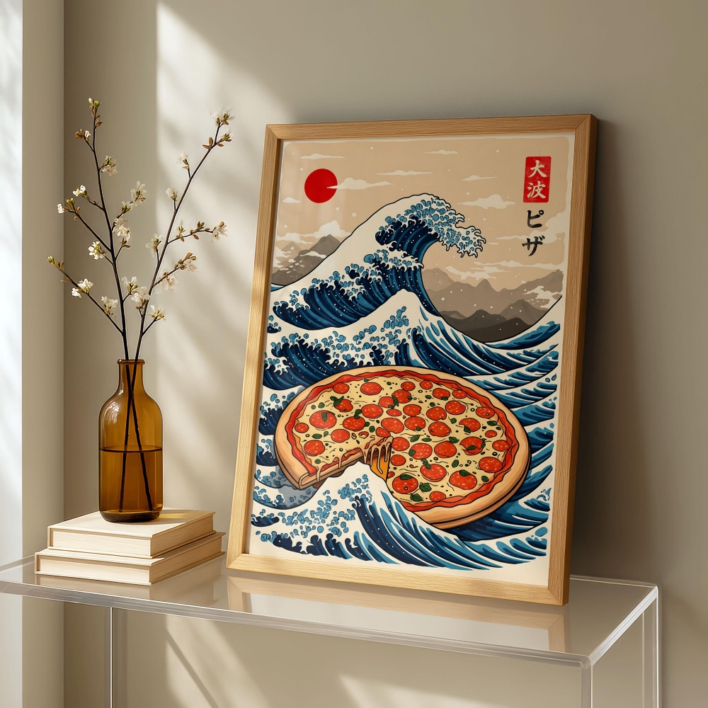 Japanese Great Wave Burger Art - Japanese Lifestyle And Food ulasan dan harga