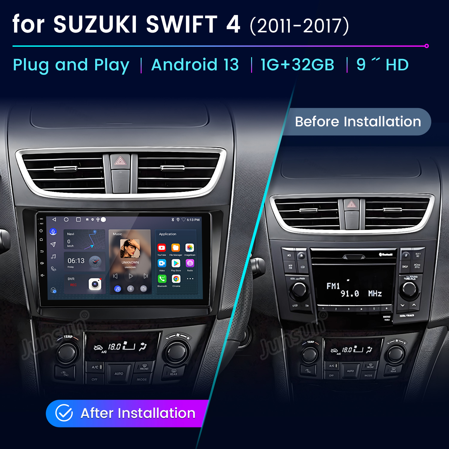 Junsun AI Voice Car Stereo Rad - Japanese Traditional Lifestyle ulasan dan harga
