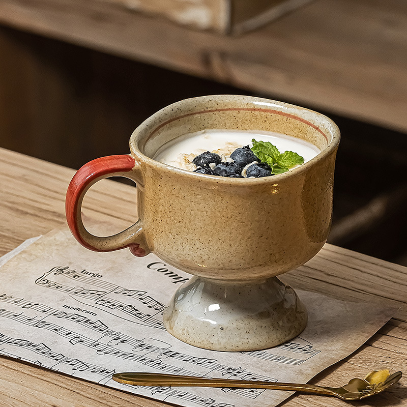 Retro Style Ceramic Cups Coffe - Japanese Daily Lifestyle ulasan dan harga