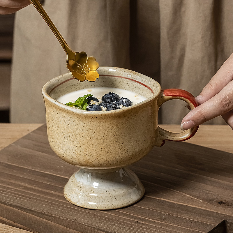 Retro Style Ceramic Cups Coffe - Japanese Daily Lifestyle ulasan dan harga